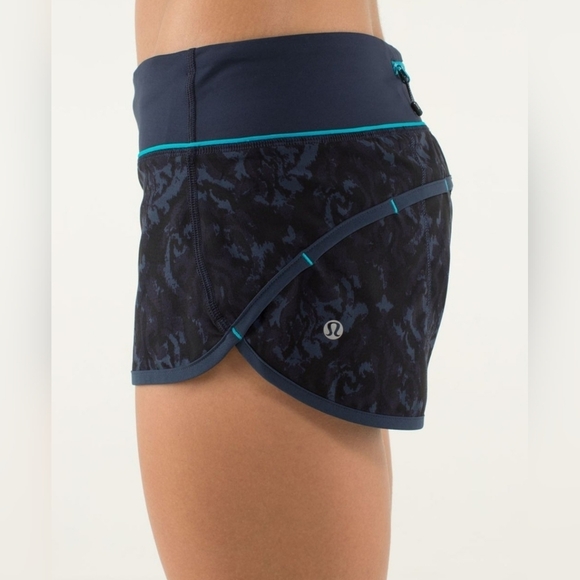lululemon athletica Pants - Lululemon Run: Speed Short Beautiful Baroque Inkwell / Inkwell / Surge Size 6